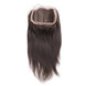 Ubehandlet Virgin Hair Silkeaktig Straight 360 Lace Frontal Black Color 0 small