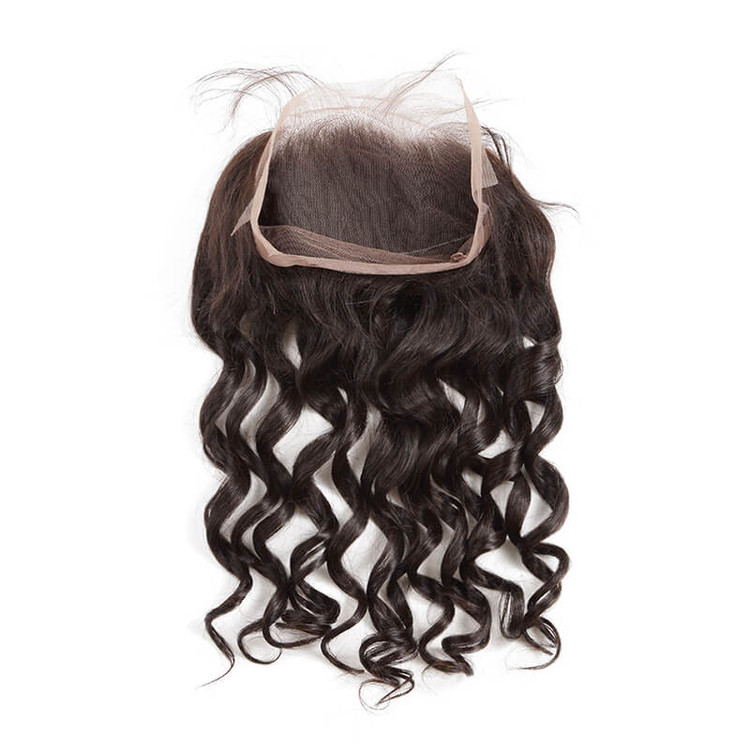 Loose Wave 360 Lace Frontal Made by Real Virgin Hair On Sale 8A 0