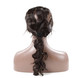 Doux comme de la soie Cheveux brésiliens 360 Lace, Natural Wave Lace 360 Lace Frontal 1 small