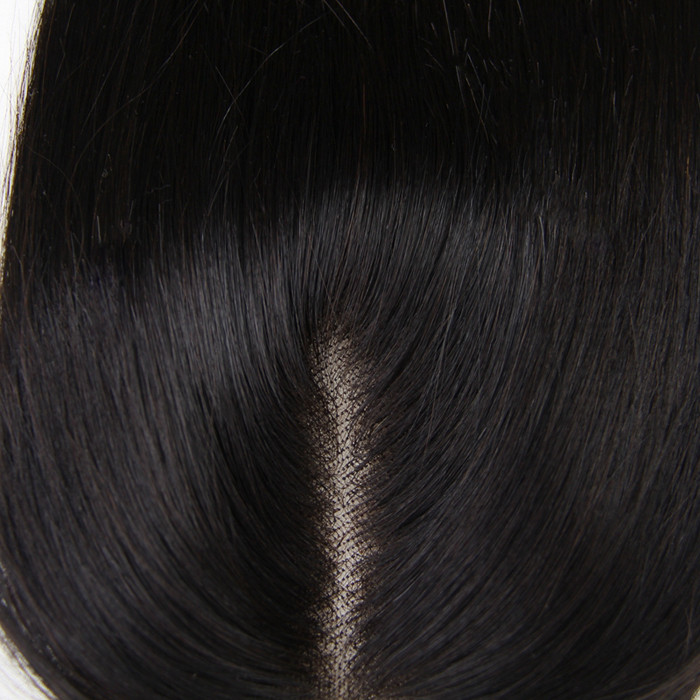 Heiße Verkaufs-Jungfrau-gerades Haar 4x4 Spitze-Schließungs-Rückseite 2