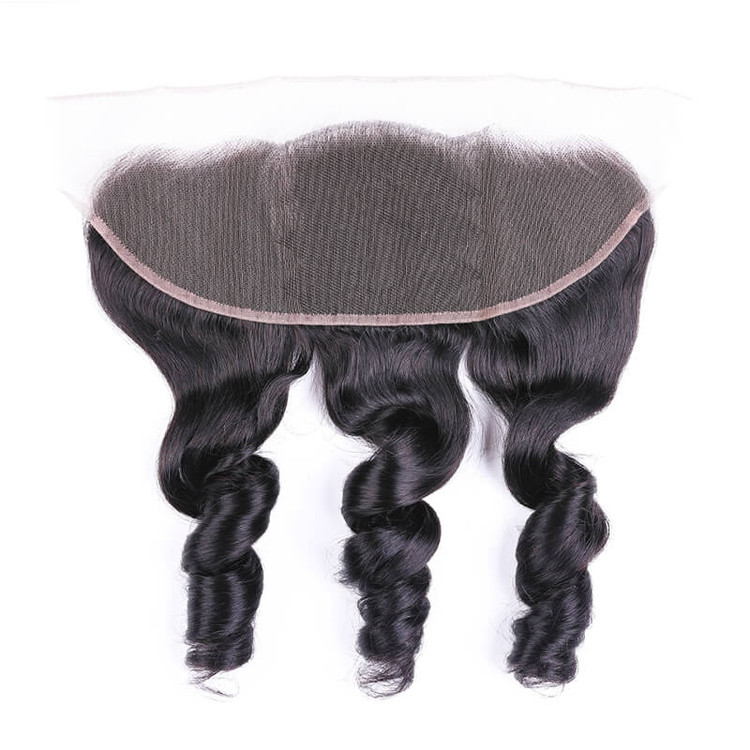 Bestselgende 13x4 Loose Wave Virgin Human Hair Lace Frontal For Women 0