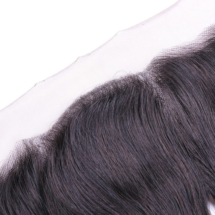 Лидер продаж 13x4 свободная волна шнурка человеческих волос девственницы фронтальная для женщин 2