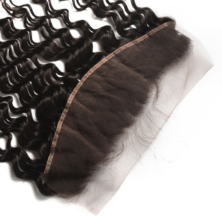 Weich wie Seide Brasilianisches Haar Frontal, Water Wave Lace Frontal 13x4 Zoll 2