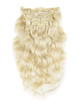 Bleach White Blonde(#613) Ultimate Body Wave Clip In Remy Hair Extensions 9 pièces 1 small