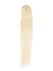 Bleach White Blonde (# 613) Ultimate Straight Clip en extensiones de cabello Remy 9 piezas 2 small