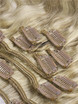 Marrón dorado/rubio (#F12-613) Ultimate Body Wave Clip en extensiones de cabello Remy 9 piezas 3 small