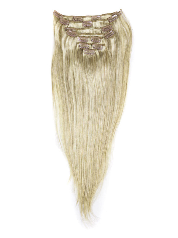 Goldbraun/Blond (#F12-613) Ultimate Straight Clip In Remy Hair Extensions 9 Stück 1