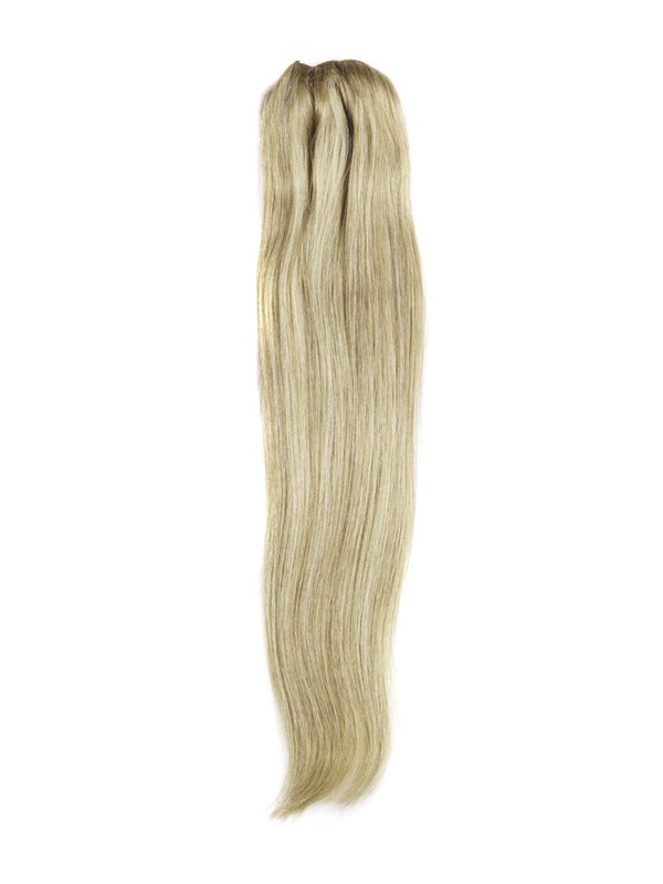 Marrón dorado/rubio (#F12-613) Ultimate Straight Clip en extensiones de cabello Remy 9 piezas 2