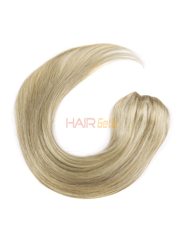 Golden Brown/Blonde(#F12-613) Ultimate Straight Clip In Remy Hair Extensions 9 Pieces 3