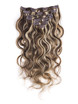 Marrón/rubio (#P4-22) Ultimate Body Wave Clip en extensiones de cabello Remy 9 piezas 0 small