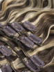 Bruin/Blond (#P4-22) Ultimate Body Wave Clip In Remy Hair Extensions 9 stuks 3 small