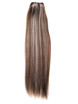 Brown/Blonde(#P4-22) Premium Straight Clip In Hair Extensions 7 Pieces cih115 2 small