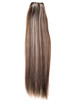 Brun/Blond(#P4-22) Premium Rak Clip In Hair Extensions 7 delar 2 small