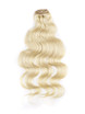 Cinza/loiro branco (#P18-613) clipe de onda corporal final em extensões de cabelo remy 9 peças 1 small