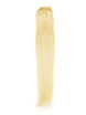 As/Wit Blond (#P18-613) Ultieme Rechte Clip In Remy Hair Extensions 9 Stuks 3 small