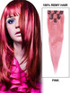 Rosa(#Pink) Premium Straight Clip In Hair Extensions 7 stk 0 small