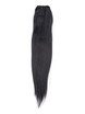 Jet Black (# 1) Straight Ultimate Clip en extensiones de cabello Remy 9 piezas 3 small