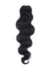 Extensões de cabelo remy final de onda corporal preto (#1) azeviche (nº 1) 9 peças 2 small