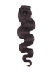 Mørkebrun(#2) Deluxe Body Wave Clip I Human Hair Extensions 7 stykker 1 small