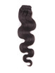 Donkerbruin(#2) Deluxe Body Wave Clip-in Extensions van echt haar 7 stuks 1 small