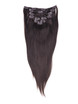 Dunkelbraun (#2) Ultimate Silky Straight Clip In Remy Hair Extensions 9 Stück 0 small