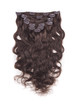 Medium Brown(#4) Ultimate Body Wave Clip In Remy Hair Extensions 9 stk. 2 small