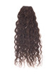 Marrón medio (# 4) Premium Kinky Curl Clip en extensiones de cabello 7 piezas 3 small