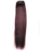 Medium Brown(#4) Premium Straight Clip In Hair Extensions 7 Pieces 1 small