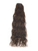 Medium Chestnut Brown(#6) Premium Kinky Curl Clip In Hair Extensions 7 Pieces 1 small