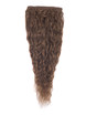 Light Chestnut(#8) Ultimate Kinky Curl Clip em extensões de cabelo Remy 9 peças-np 1 small