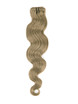 Clipe de onda corporal premium marrom dourado claro (nº 12) em extensões de cabelo 7 peças 4 small