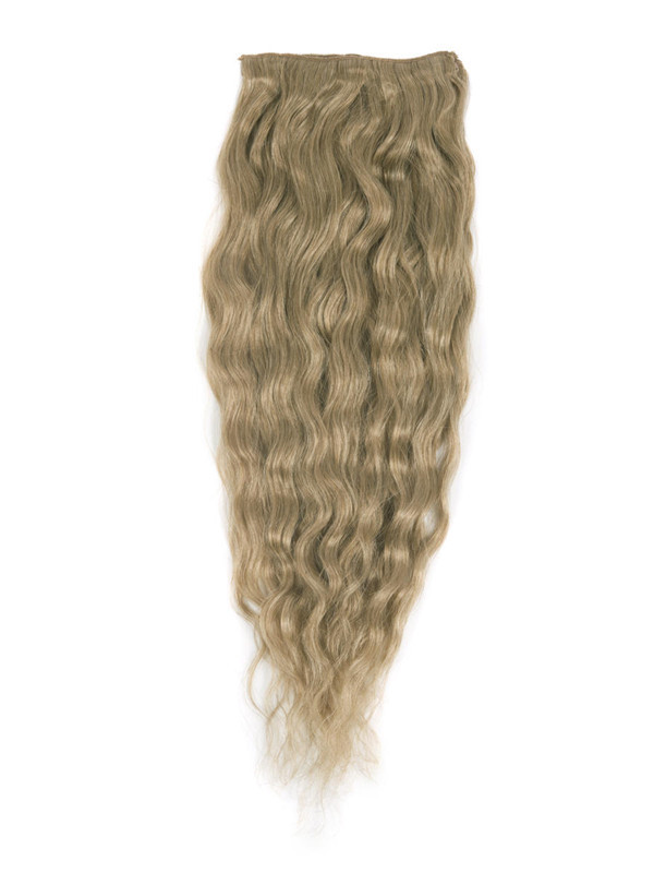 Brun Doré Clair(#12) Ultimate Kinky Curl Clip In Remy Hair Extensions 9 Pièces-np 0