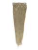 Marrón dorado claro (# 12) Clip recto de lujo en extensiones de cabello humano 7 piezas 3 small