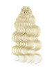 Medium Blond(#24) Ultimate Body Wave Clip In Remy Hair Extensions 9 stk. 2 small