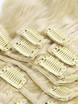 Medium Blonde (#24) Ultimate Body Wave Clip In Remy Hair Extensions 9 stuks 3 small