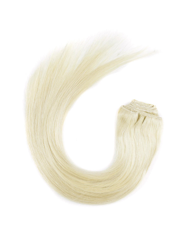 Medium Blonde (#24) Ultieme Rechte Clip In Remy Hair Extensions 9 stuks 2