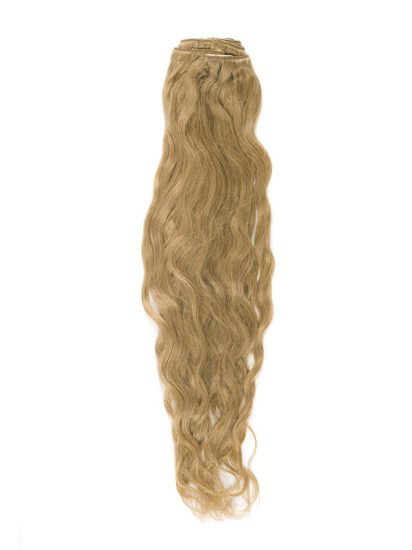 Strawberry Blonde(#27) Premium Kinky Curl Clip In Hair Extensions 7 deler 1