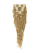 Clipe de cachos crespos premium em extensões de cabelo loiro morango (nº 27) 7 peças 2 small