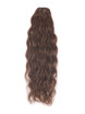 Dark Auburn(#33) Deluxe Kinky Curl Clip In Human Hair Extensions 7 Pieces 2 small