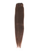 Dunkles Kastanienbraun (#33) Premium Straight Clip In Hair Extensions 7 Stück 3 small