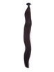 50 peças Sedoso Remy Stick Ponta/I Tip Extensões de Cabelo Natural Preto (#1B) 1 small