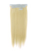 Tejp i människohårförlängningar 20 stycken Silky Straight Bleach Vit Blond(#613) 0 small