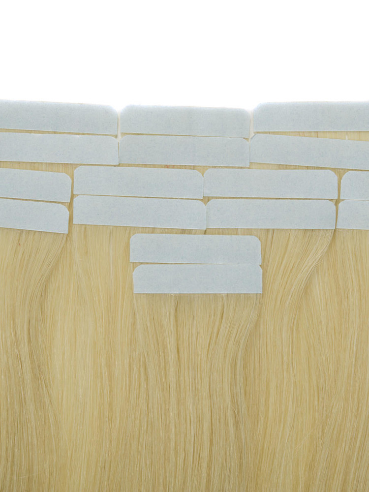 Tape In Echthaar Extensions 20 Stück seidig glatt mittelblond(#24) 1