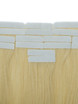 Tape In Extensions van echt haar 20-delig zijdeachtig steil mediumblond (#24) 1 small