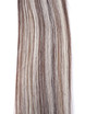 50 delar Silky Straight Remy Nail Tip/U Tip Hårförlängning Brun/Blond (#P4/22) 3 small