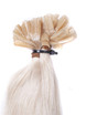 50 шт. Шелковистые прямые кончики ногтей / U-образные накладные волосы Remy Hair Extensions Medium Blonde (# 24) 3 small