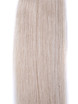 50 stykker silkeaktig rett neglespiss/U-spiss Remy Hair Extensions Medium Blond(#24) 4 small