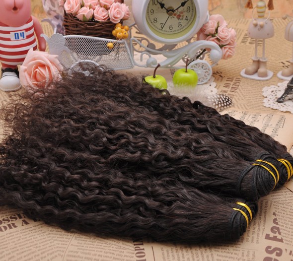 7A Virgin Brazilian Hair Extensions Romance Curly Natural Black bhw040 1