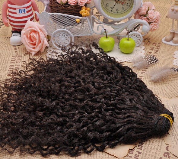 7A Virgin Brazilian Hair Extensions Romance Curly Natural Black bhw040 3
