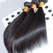 Шелковистые прямые девственные бразильские пучки волос натуральный черный 1 шт. 1 small